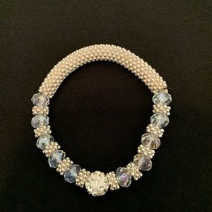 Bracelet with Clear Beads